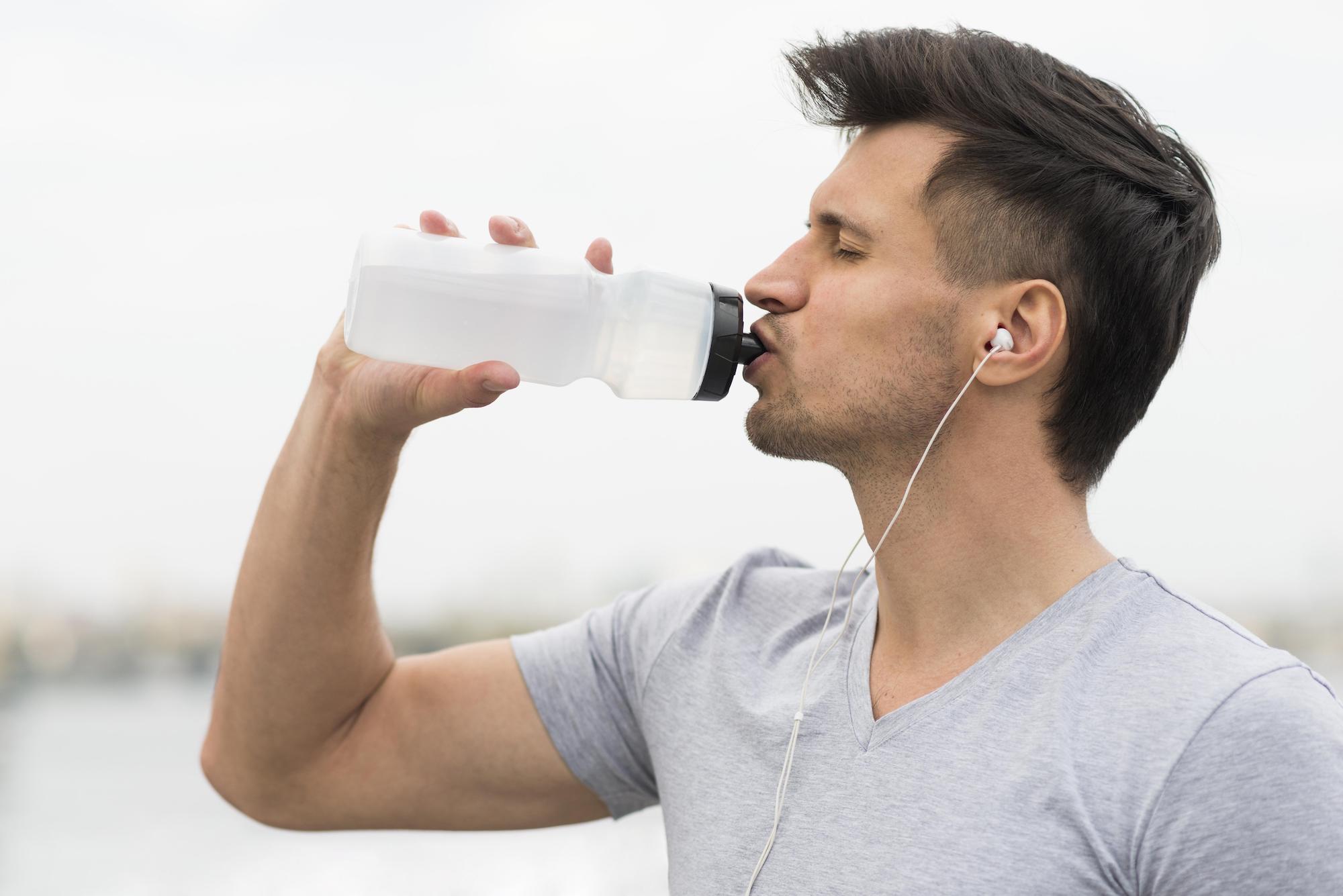 Race walking or speed walking requires hydration. And read a walking magazine like walk magazine for more information on walking in the heat.